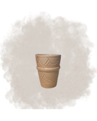 Verre "La Tatouée" - Sable