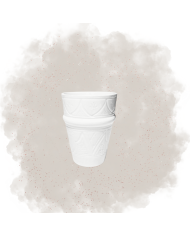 Verre "La Tatouée" - Blanc