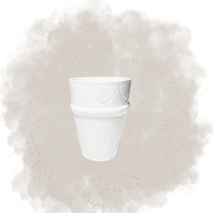 Verre "La Tatouée" - Blanc