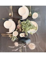 Assiette "La Tatouée" - Blanc