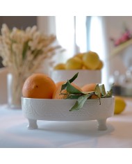 Plat Rondela "La Tatouée" - Blanc