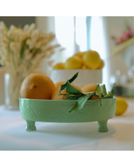 Plat Rondela "La Tatouée" -  Vert