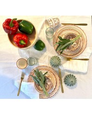 Assiette "L'Authentique" - Marron