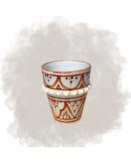 Verre "L'Authentique" - Marron