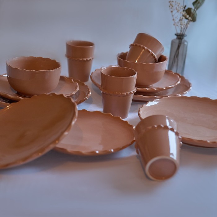 Verre "La Minimaliste" - Vieux Rose