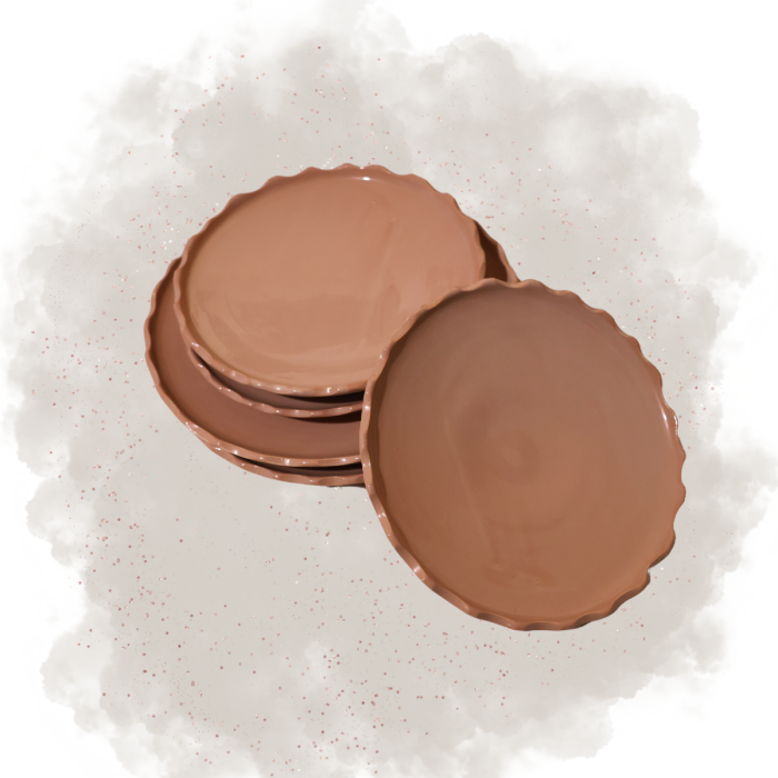 Assiette "La Minimaliste" - Vieux Rose