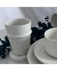 Verre "La Tatouée" - Blanc