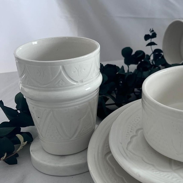 Verre "La Tatouée" - Blanc