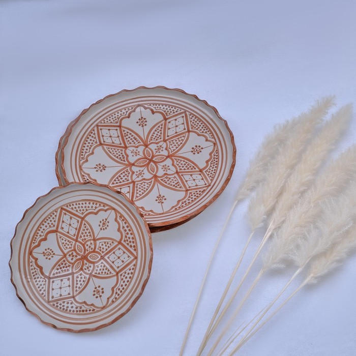 Assiette "L'Authentique" - Marron