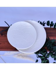 Assiette "La Tatouée" - Blanc