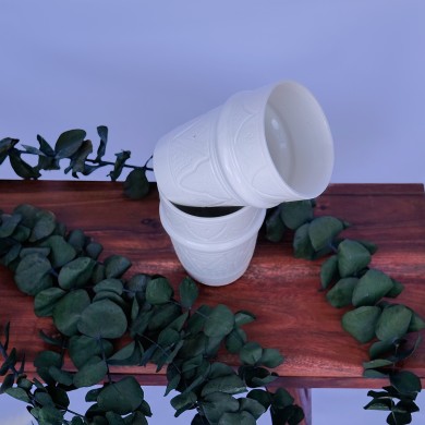 Verre "La Tatouée" - Blanc