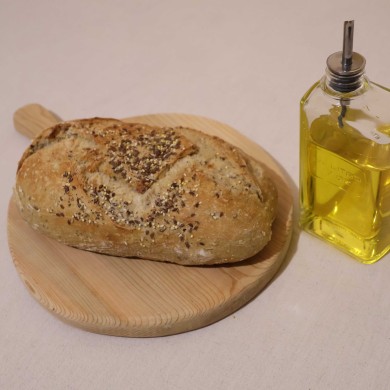 Planche en bois ovale