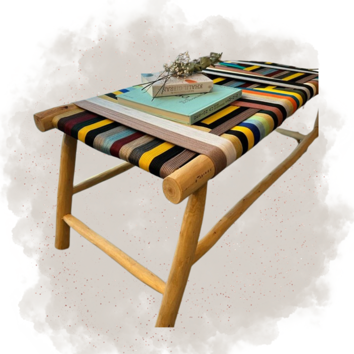 Banc tressé - Multicolore