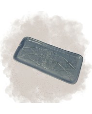 Plateau "La Tatouée" - Bleu/Gris