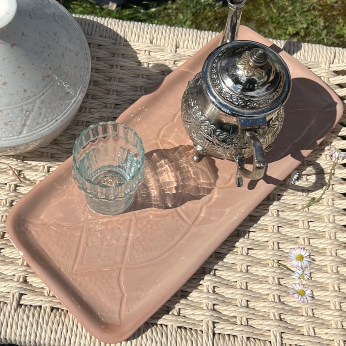 Plateau "La Tatouée" - Rose poudré