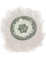 Assiette "L'Authentique" - Vert