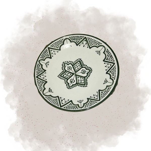 Assiette "L'Authentique" - Vert