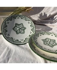 Assiette "L'Authentique" - Vert