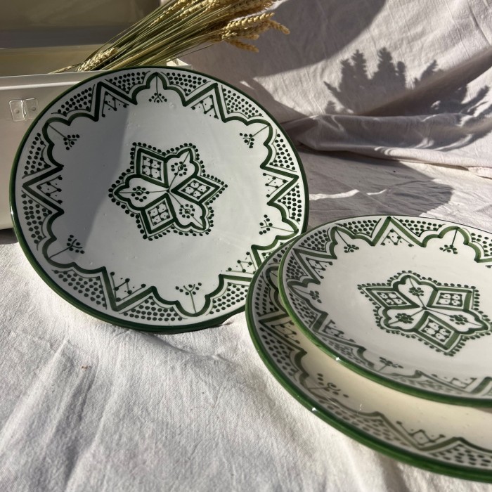 Assiette "L'Authentique" - Vert