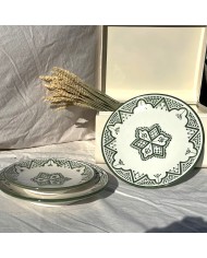 Assiette "L'Authentique" - Vert