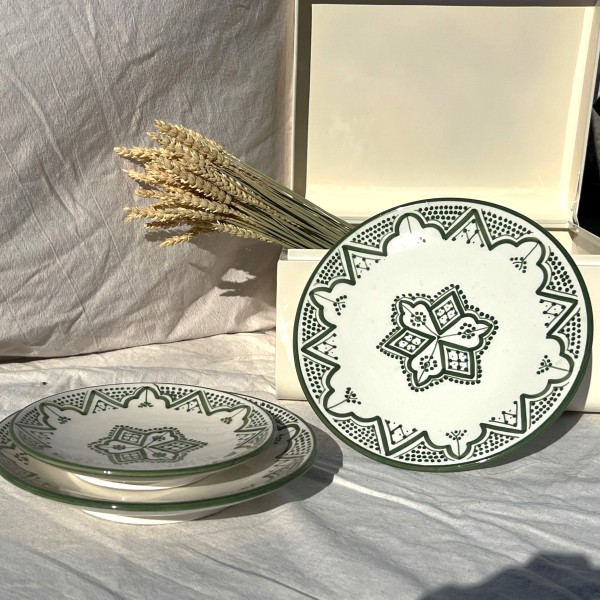 Assiette "L'Authentique" - Vert