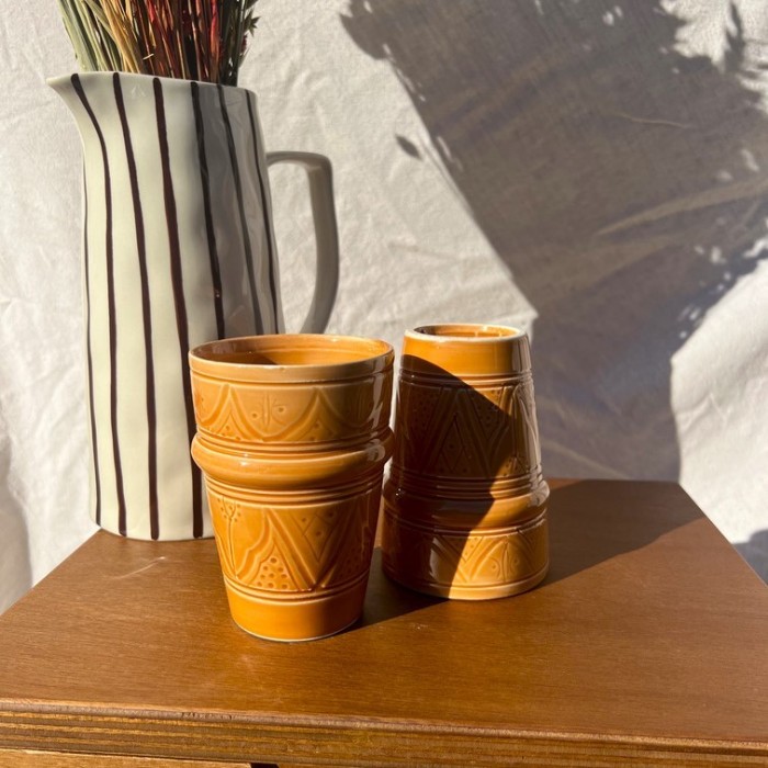 Verre "La Tatouée" - Terracotta