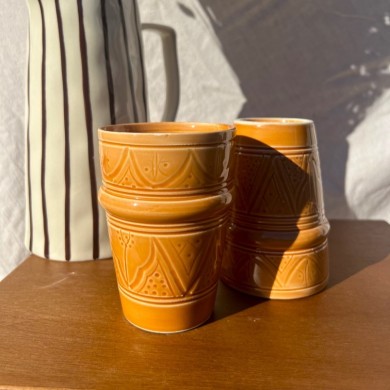 Verre "La Tatouée" - Terracotta