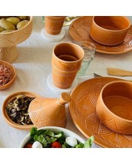 Verre "La Tatouée" - Terracotta