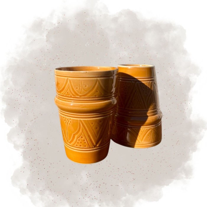 Verre "La Tatouée" - Terracotta