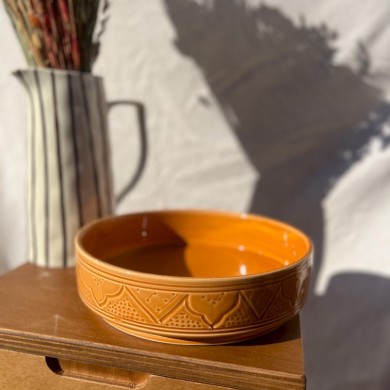 Plat Rondela "La Tatouée" - Terracotta
