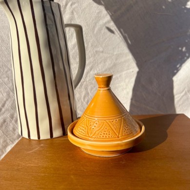 Petit Tajine "La Tatouée" - Terracotta
