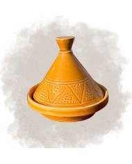 Petit Tajine "La Tatouée" - Terracotta