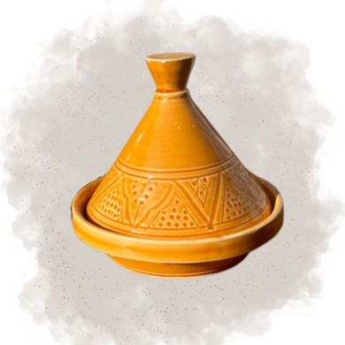 Petit Tajine "La Tatouée" - Terracotta