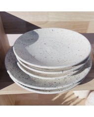 Assiette "La Bohème" - Bleu/Gris - Terracotta