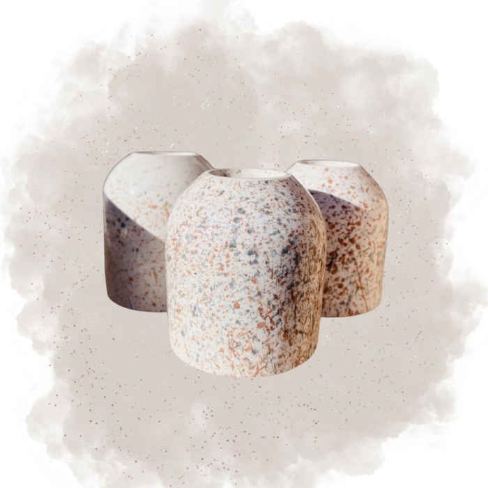 Verre "La Bohème" - Bleu/Gris - Terracotta