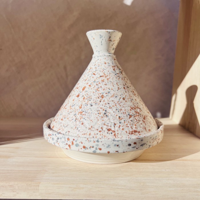 Petit Tajine "La Bohème" - Bleu/Gris - Terracotta