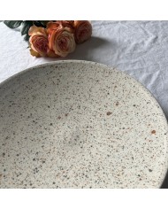 Plat "La Bohème" - Bleu/Gris - Terracotta