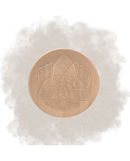 Assiette "La Tatouée" - Sable