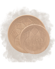 Assiette "La Tatouée" - Sable