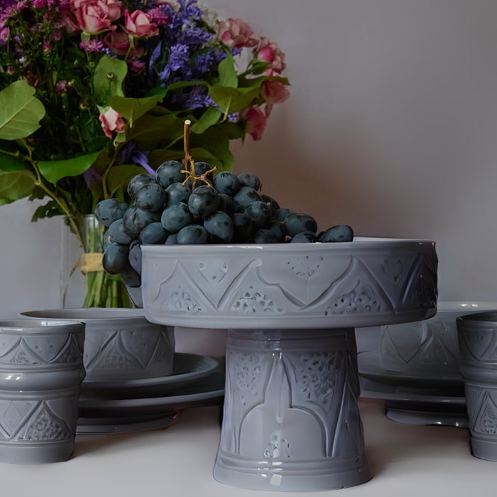 Coupe "La Tatouée" - Bleu/Gris